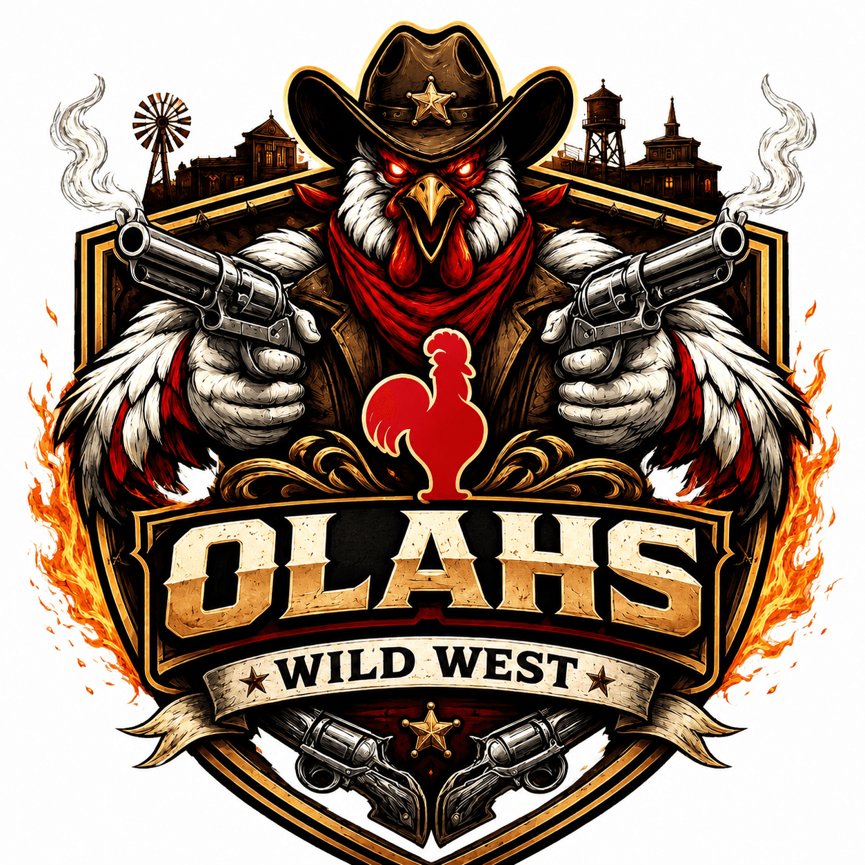Olahs Cowboys badge
