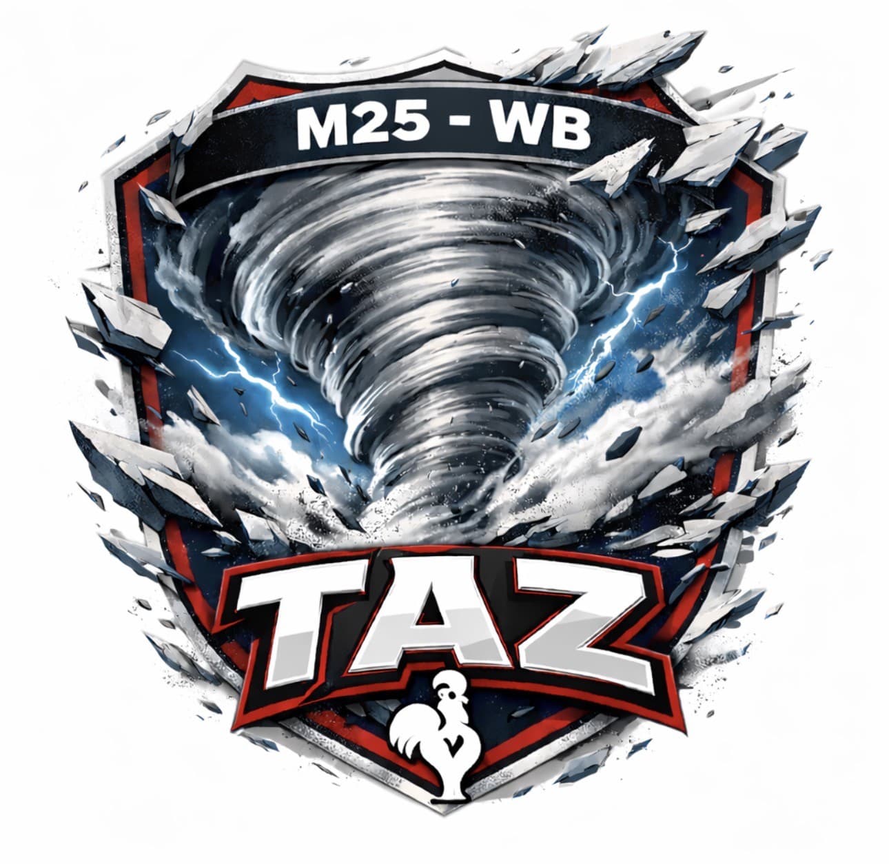Taz Tornadoes badge