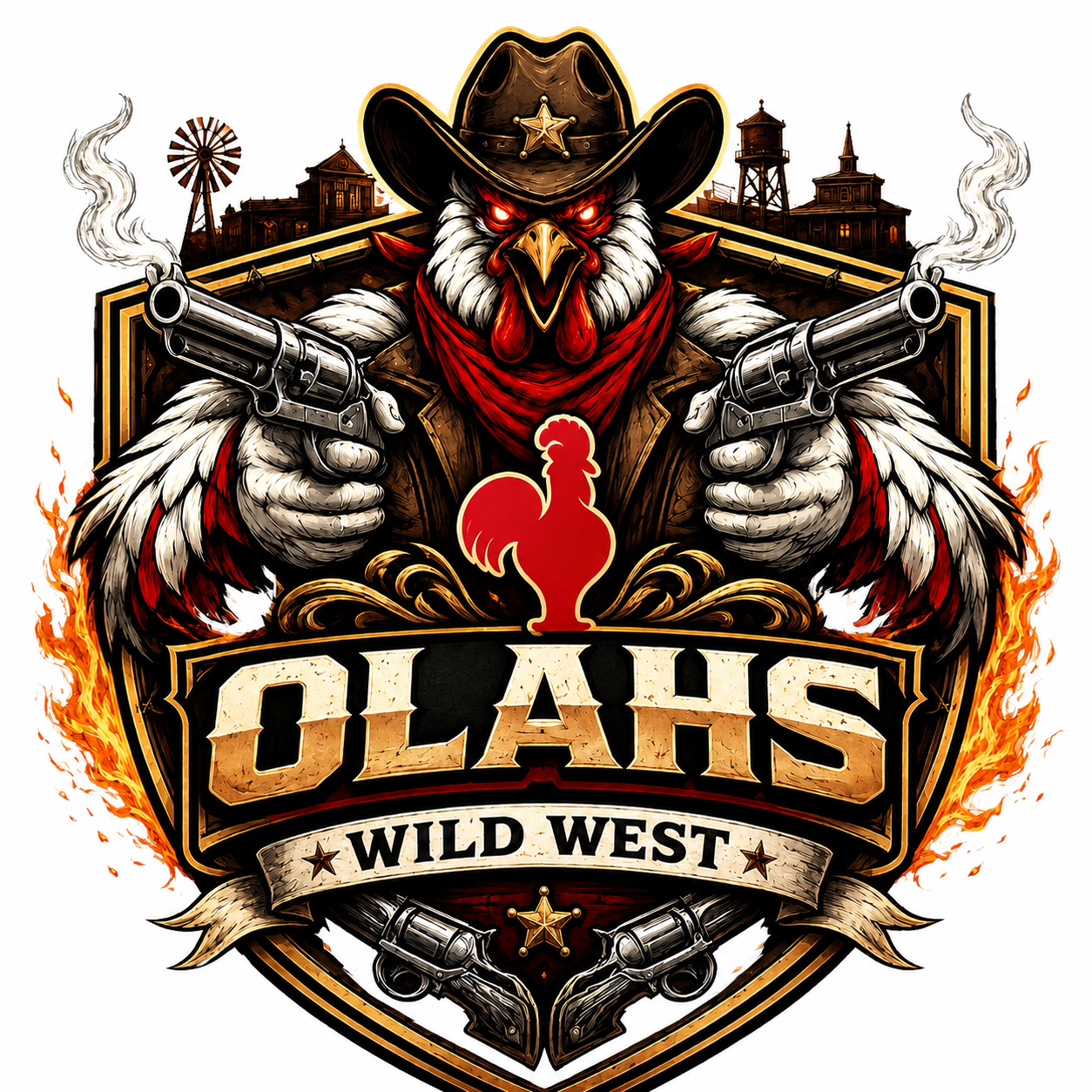 Olahs Cowboys badge