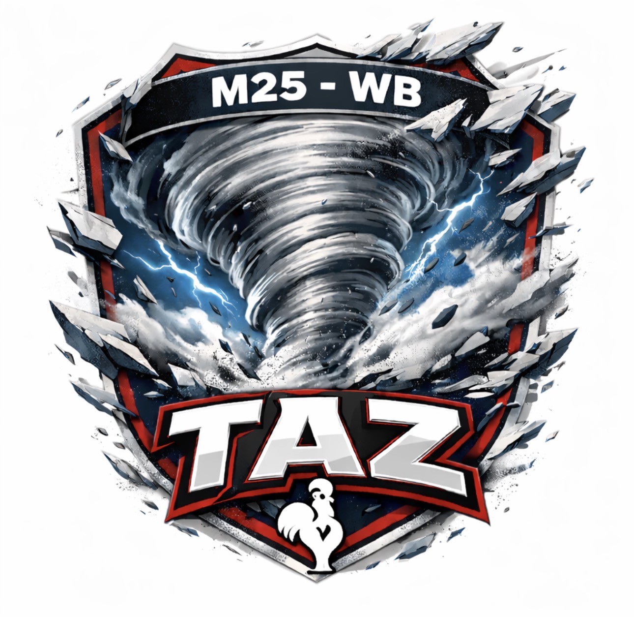 Taz Tornadoes badge